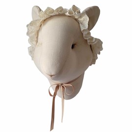 Trophée mural souris edvina en lin