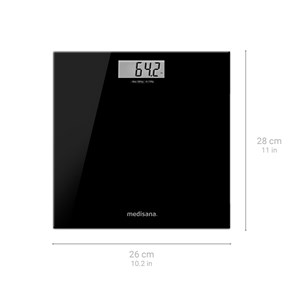 Pèse-personne en verre