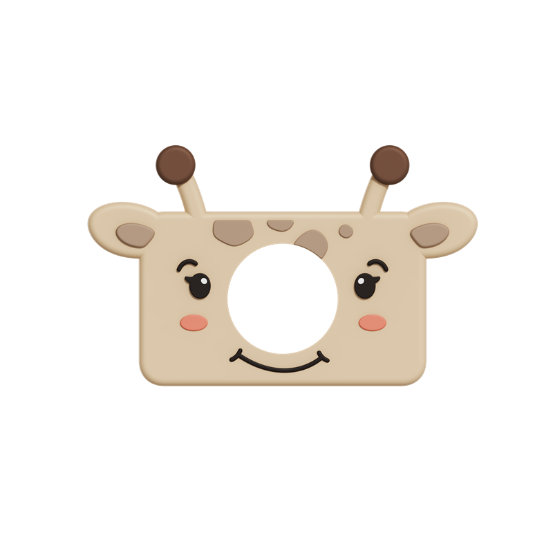 Housse en silicone girafe