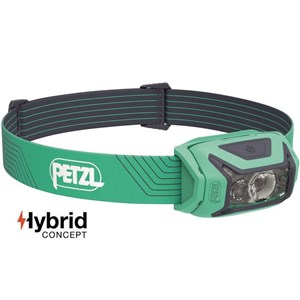 Lampe frontale petzl actik hybrid verte