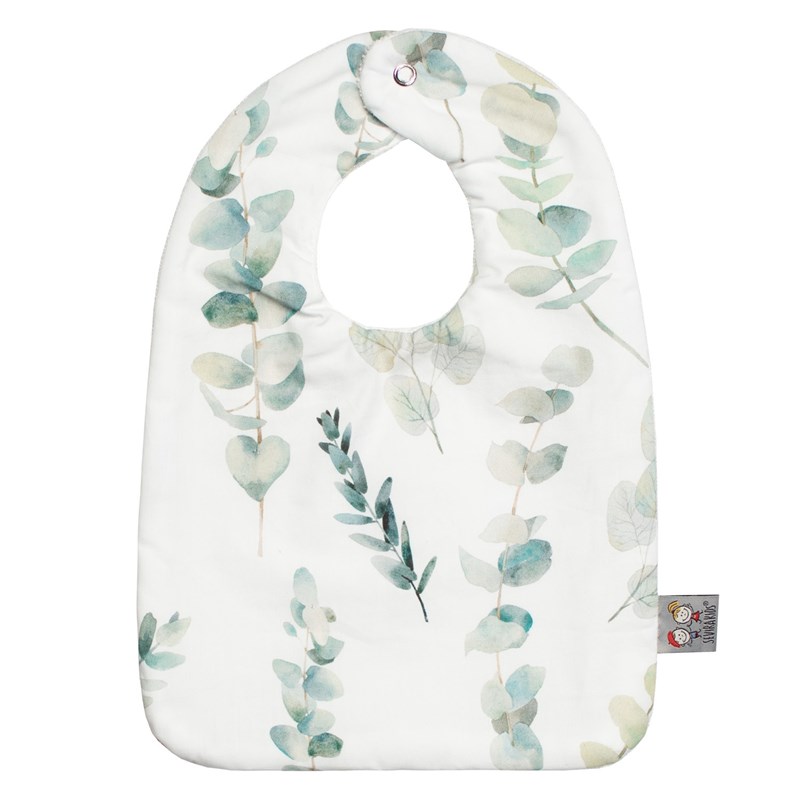 Bavoir coton eucalyptus