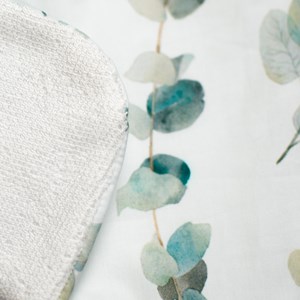 Bavoir coton eucalyptus