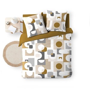 Housse de couette 240x220 + 2 taies geom