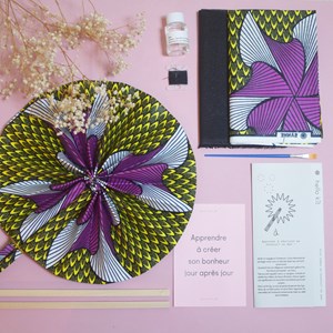 Eventail en wax- kit diy