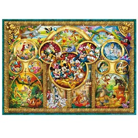 Puzzle plus beaux thèmes disney 1000 pi