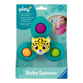 Play + - baby spinner leopard