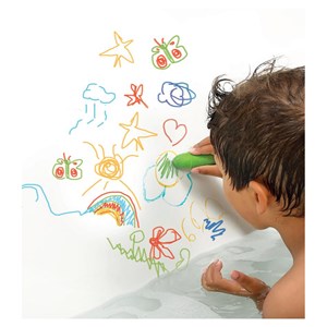 Crayons lavable de bain avec support