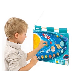 Le systeme solaire - panneau educatif