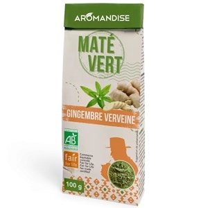 Mate vert sauvage gingembre verveine