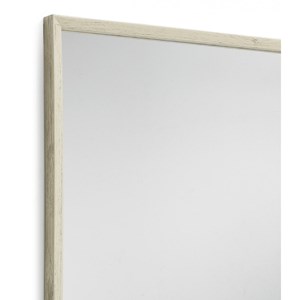 Grand miroir bois beige - elaïse