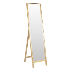 Miroir sur pied bois or - décoration