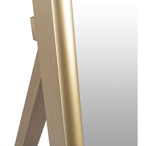 Miroir sur pied bois or - décoration