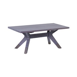 Table basse métal bleu - décoration