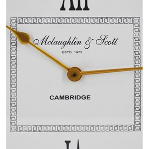 Horloge murale verre or - décoration