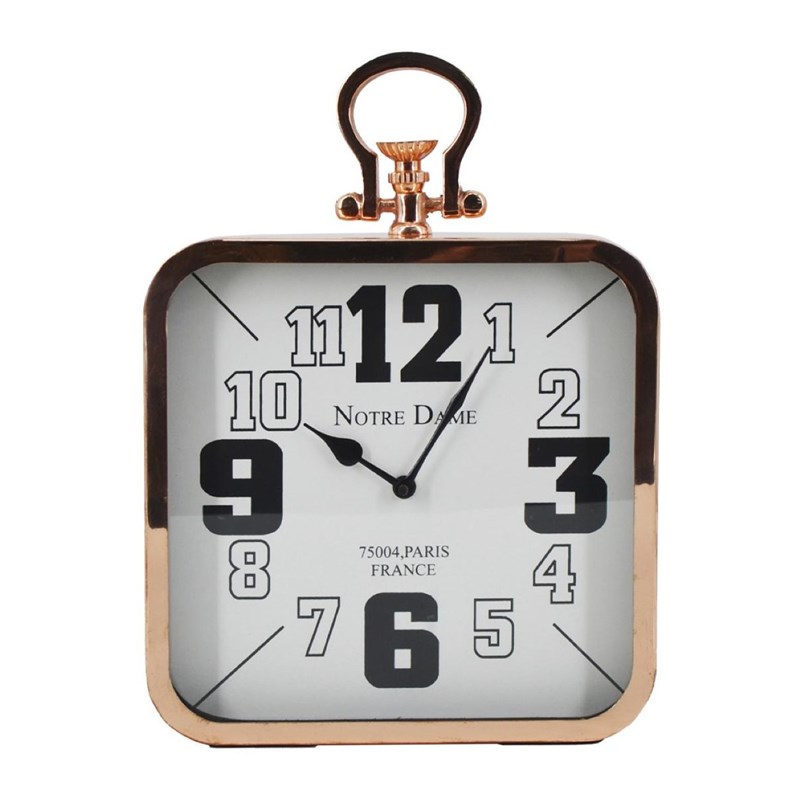 Horloge murale cuivre aluminium cuivre -