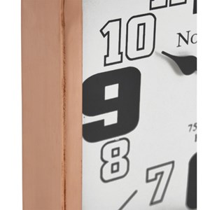 Horloge murale cuivre verre cuivre -