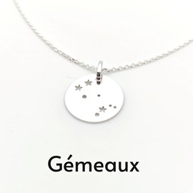 Collier constellation gémeaux
