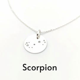 Collier constellation scorpion