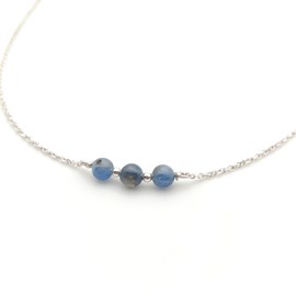 Collier nazca argent cyanite