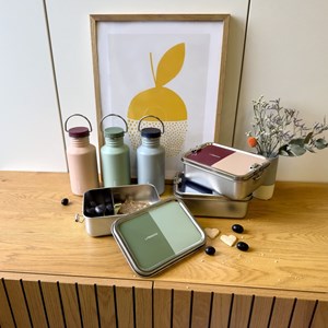 Gourde en inox 500 ml unie green