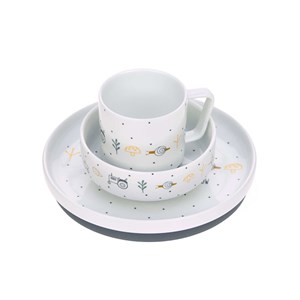 Coffret repas en porcelaine garden