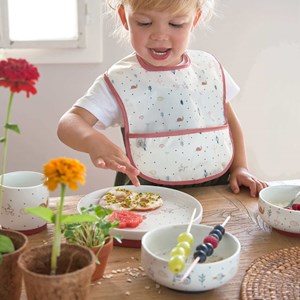 Coffret repas en porcelaine garden