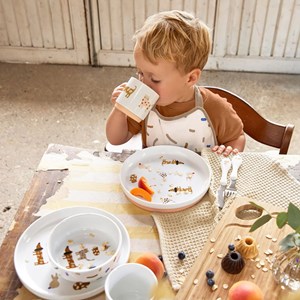 Coffret repas en porcelaine little
