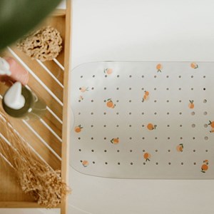 Tapis de bain - le pêche