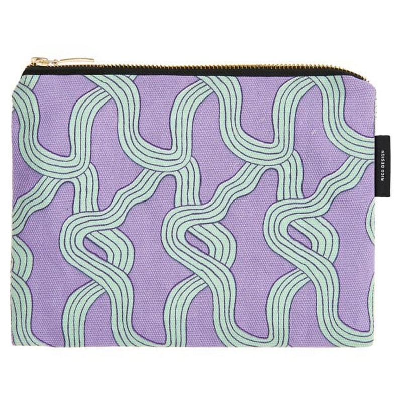 Rico Design - Pochette - mycelium - lilas - 17 x 23 cm
