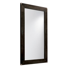 Grand miroir bronze bronze marron -