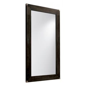 Grand miroir bois bronze marron 80x150cm