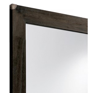 Grand miroir bronze bronze marron -