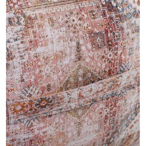 Tabouret viscose orange - décoration