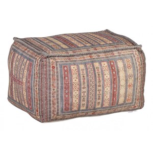 Tabouret viscose multicolore -