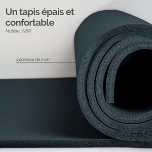 Tapis de yoga 180 x 60 cm