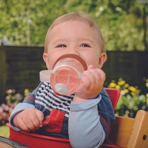 Grande tasse anti fuite + paille le