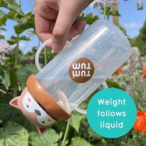 Grande tasse anti fuite + paille le