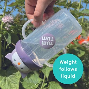 Grande tasse anti fuite + paille le