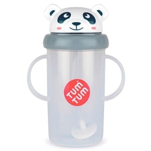 Grande tasse anti fuite + paille le