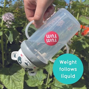 Grande tasse anti fuite + paille le