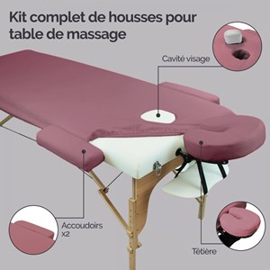 Housse pour table de massage
