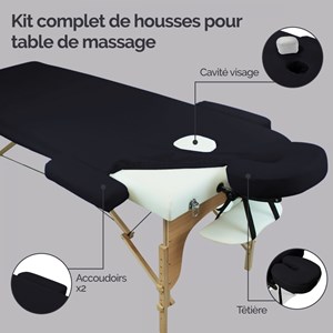 Drap housse de protection 4 pièces