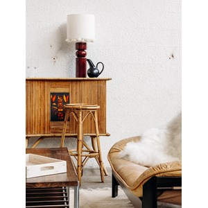 Bob, le bar et tabourets en rotin n°3