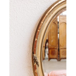 Georges, le miroir ovale doré n°225