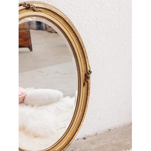 Georges, le miroir ovale doré n°225