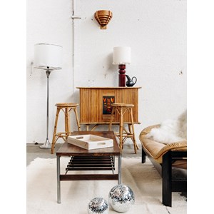 Julien, le lampadaire chromé n°8