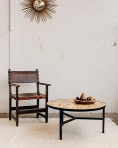 Léonie, la table basse ronde n°65