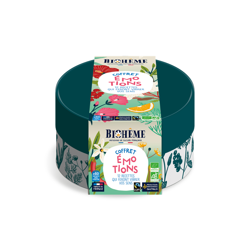 Biohême - Coffret emotions - x60 infusettes bio