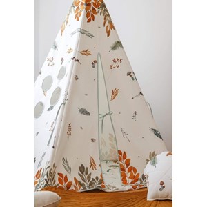 Tente tipi amis de la fôrêt