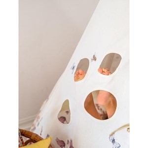 Tente tipi fleurs sauvages